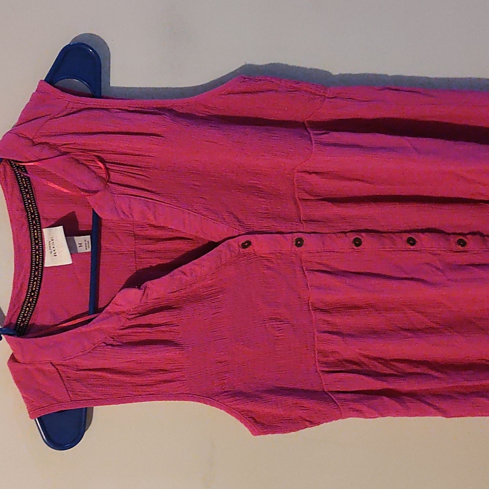 Hot pink dress